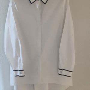 Chico's white button down shirt. Size 1